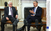 Barack Obama meets Palestinian President Mahmoud Abbas at the White House, Washington D.C., America - 17 Mar 2014