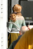 *EXCLUSIVE* Ryan Reynolds visits Blake Lively on the set of her new movie **NO Canada, Germany, Austria**