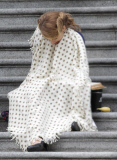 Blake Lively braves the cold weather while filming 'Age of Adaline' **NO Canada, Germany, Austria**
