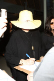 Liza Minnelli arrives in Los Angeles with a smile