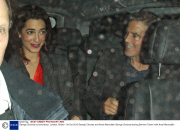 George Clooney out and about, London, Britain - 24 Oct 2013