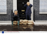 Greenpeace activists protest at Old Palace Yard, London, Britain - 20 Mar 2014