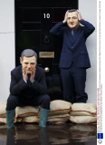 Greenpeace activists protest at Old Palace Yard, London, Britain - 20 Mar 2014