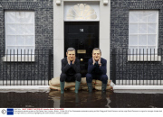 Greenpeace activists protest at Old Palace Yard, London, Britain - 20 Mar 2014