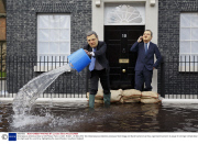 Greenpeace activists protest at Old Palace Yard, London, Britain - 20 Mar 2014
