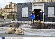 Greenpeace activists protest at Old Palace Yard, London, Britain - 20 Mar 2014