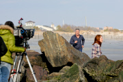 Alec Baldwin and Julianne Moore film a love scene on the beach for 'Still Alice' - Part 2