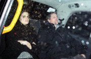 EXC: HUGH GRANT FALLS ASLEEP IN CAB ON WAY HOME WITH MYSTERY WOMAN