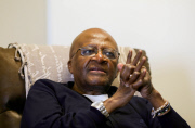 Desmond Tutu and his daughter Mpho Tutu