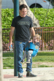 *EXCLUSIVE* Mike Comrie and Luca have a blast together!