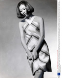 Fashion - Women - 1966 Iko - Pucci''s House Model. Stripes For Little Halter-necked Evening Dress 14 Gns. Fashion Designer Sheila Follis Has Just Spent A Year Working In The Florence Studio Of Emilio Pucci The Pace-setter For New And Startling Colour