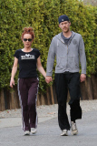 *EXCLUSIVE* Kathy Griffin and Randy Bick walk off her Twitter tension