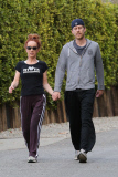 *EXCLUSIVE* Kathy Griffin and Randy Bick walk off her Twitter tension