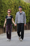 *EXCLUSIVE* Kathy Griffin and Randy Bick walk off her Twitter tension