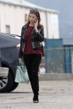 *EXCLUSIVE* Anna Kendrick arrives at the Burbank studios