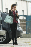 *EXCLUSIVE* Anna Kendrick arrives at the Burbank studios