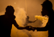Clashes in Bahrain during a demonstration against F1 Race