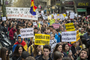 Students Continue Education Strikes In Madrid