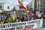 Students Continue Education Strikes In Madrid