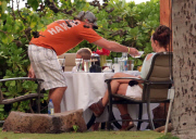 Britney Spears Enjoys A Last Hawaiian Dinner With David & Her Boys 