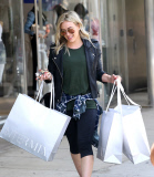 Hilary Duff goes on a Shopping Spree at Intermix