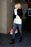 January Jones touches down at LAX