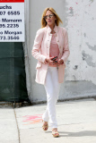 *EXCLUSIVE* Melanie Griffith parks her car in a Red Zone as she hits up Urth Caffe