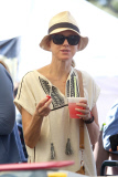 Naomi Watts totes around a cart full of Goodies from the Farmer's Market - Part 2