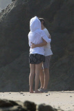 *EXCLUSIVE* Kate Hudson and Matthew Bellamy play beach soccer with Ryder **NO WEB, MUST CALL FOR PRICING**