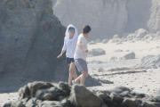 *EXCLUSIVE* Kate Hudson and Matthew Bellamy play beach soccer with Ryder **NO WEB, MUST CALL FOR PRICING**