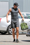 *EXCLUSIVE* Alexander Skarsgard shows off his toned arms