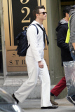 The boys from 'Glee' film a vintage Navy scene in LA