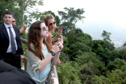 Kate Moss and Lila Grace get a Bird's Eye View of Rio **NO UK**