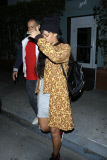Rihanna returns for a casual dinner at Giorgio Baldi