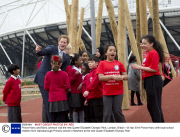 Prince Harry and Boris Johnson visit the new Queen Elizabeth Olympic Park, London, Britain - 04 Apr 2014