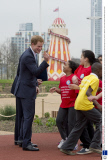 Prince Harry and Boris Johnson visit the new Queen Elizabeth Olympic Park, London, Britain - 04 Apr 2014