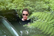 Angelina Jolie heads home from the Hotel Bel-Air