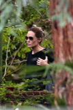 Angelina Jolie heads home from the Hotel Bel-Air