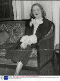 American Actress Mildred Harris At The Park Lane Hotel London (died 7/44).