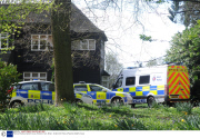 Police at Peaches Geldof's house, Wrotham, Kent, Britain - 08 Apr 2014