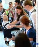 Prince William and Catherine Duchess of Cambridge visit Wellington, New Zealand - 09 Apr 2014