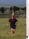 Paul Goldstein trains for epic British charity runs, Agra, India - 01 Mar 2014