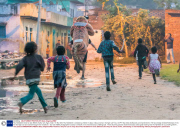 Paul Goldstein trains for epic British charity runs, Agra, India - 01 Mar 2014