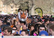 Paul Goldstein trains for epic British charity runs, Agra, India - 01 Mar 2014