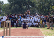 Paul Goldstein trains for epic British charity runs, Agra, India - 01 Mar 2014