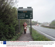 'Tiger Man' Paul Goldstein marathon challenge week, Britain - 06 Apr 2014