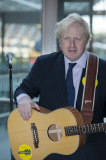 Boris Johnson launchs #BackBusking at St Pancras International