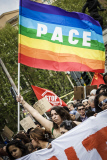 Massive anti-austerity protest in Rome
