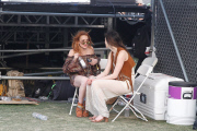 *EXCLUSIVE* Lindsay and Ali Lohan flaunt their beauty at Coachella