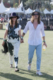 Cisco Adler and Barbara Stoyanoff have a smoking hot time at Coachella